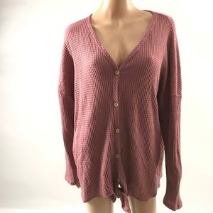 A Beautiful Soul Women's Waffle Top Knit Size M